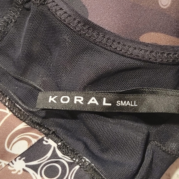 Koral‎ Bermuda Energy Sports Bra with padding Size Small NWT - Picture 8 of 8